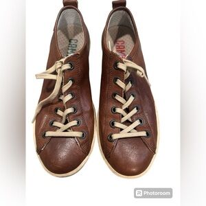 Camper IMAR Brown Leather Low Top Sneakers size 42